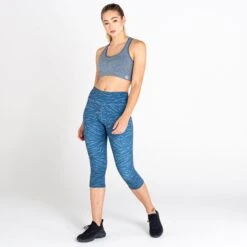 Dare 2b Womens/Ladies Influential Recycled Tiger Print 3/4 Leggings (Orion Grey) -Sports Shop k002cb547b2b1635c006664f5e197b5eb