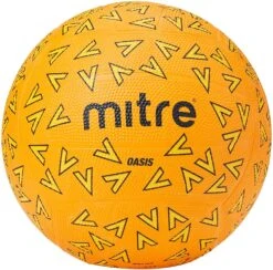 MITRE OASIS TRAINING NETBALL SIZE 5 ORANGE