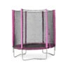 Plum Pink Junior Trampoline And Enclosure