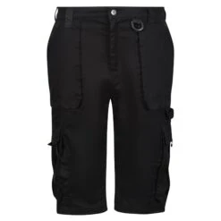 Regatta Mens Pro Utility Cargo Shorts (Black)