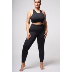 High Rise Leggings With Thermal Brushed Fabric Black 9 High Rise Leggings With Thermal Brushed Fabric Black -Sports Shop k0d800cb664212512649a9a5fcdbbd823