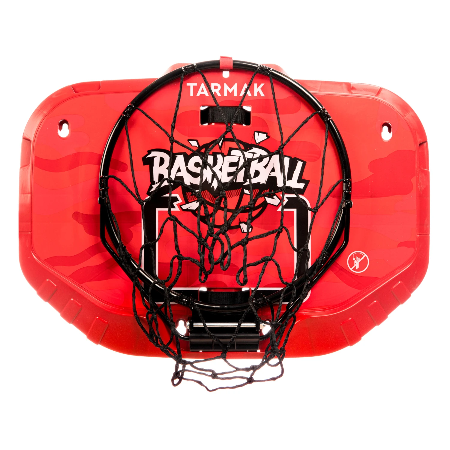 Wall-Mounted Transportable Basketball Hoop Set K900 - Red/Black 5 Wall-Mounted Transportable Basketball Hoop Set K900 - Red/Black - Image 3