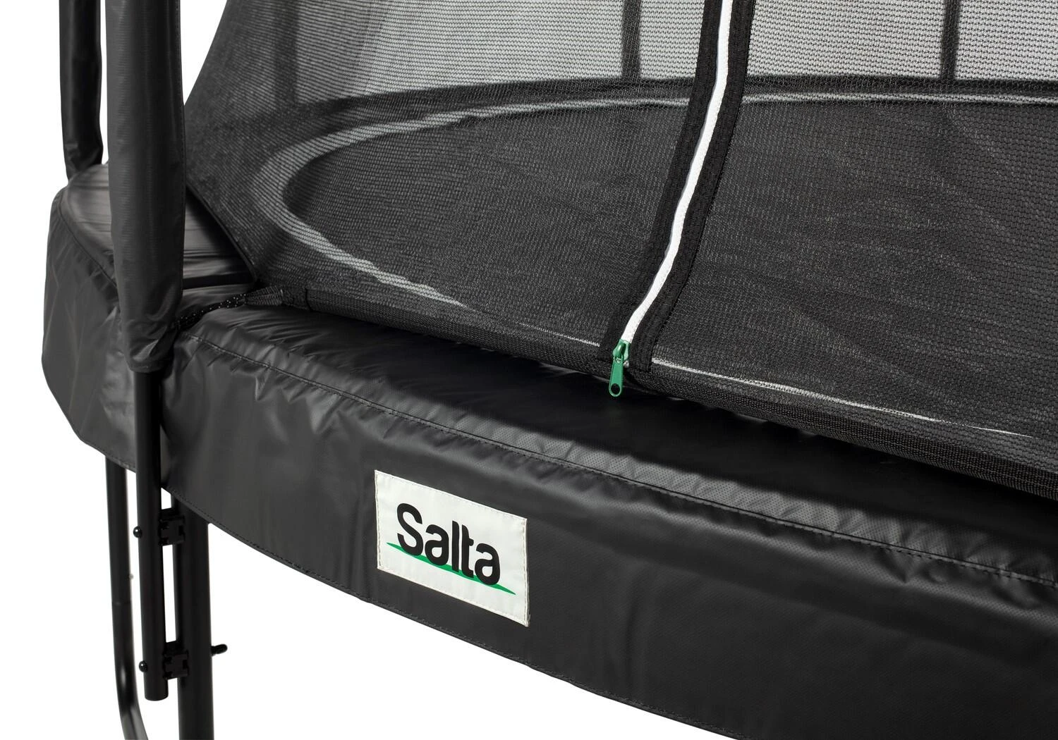 14ft Salta Black Round Premium Edition Trampoline With Enclosure 4 14ft Salta Black Round Premium Edition Trampoline With Enclosure - Image 2