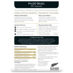 Pro20 Biotic | 20 Billion Probiotic | Supports Gut Health And Digestion | 120 -Sports Shop k1523244741a655f1204d51ff8aa6c4fe