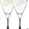 2 X Dunlop Hyper Lite Ti 4.0 Squash Rackets + 3 Squash Balls -Sports Shop k16a08f96c803b0e8b56572ee9f46c5f2