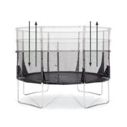 Plum 10ft Space Zone II Evolution Trampoline (Telescopic Pack Down Enclosure)