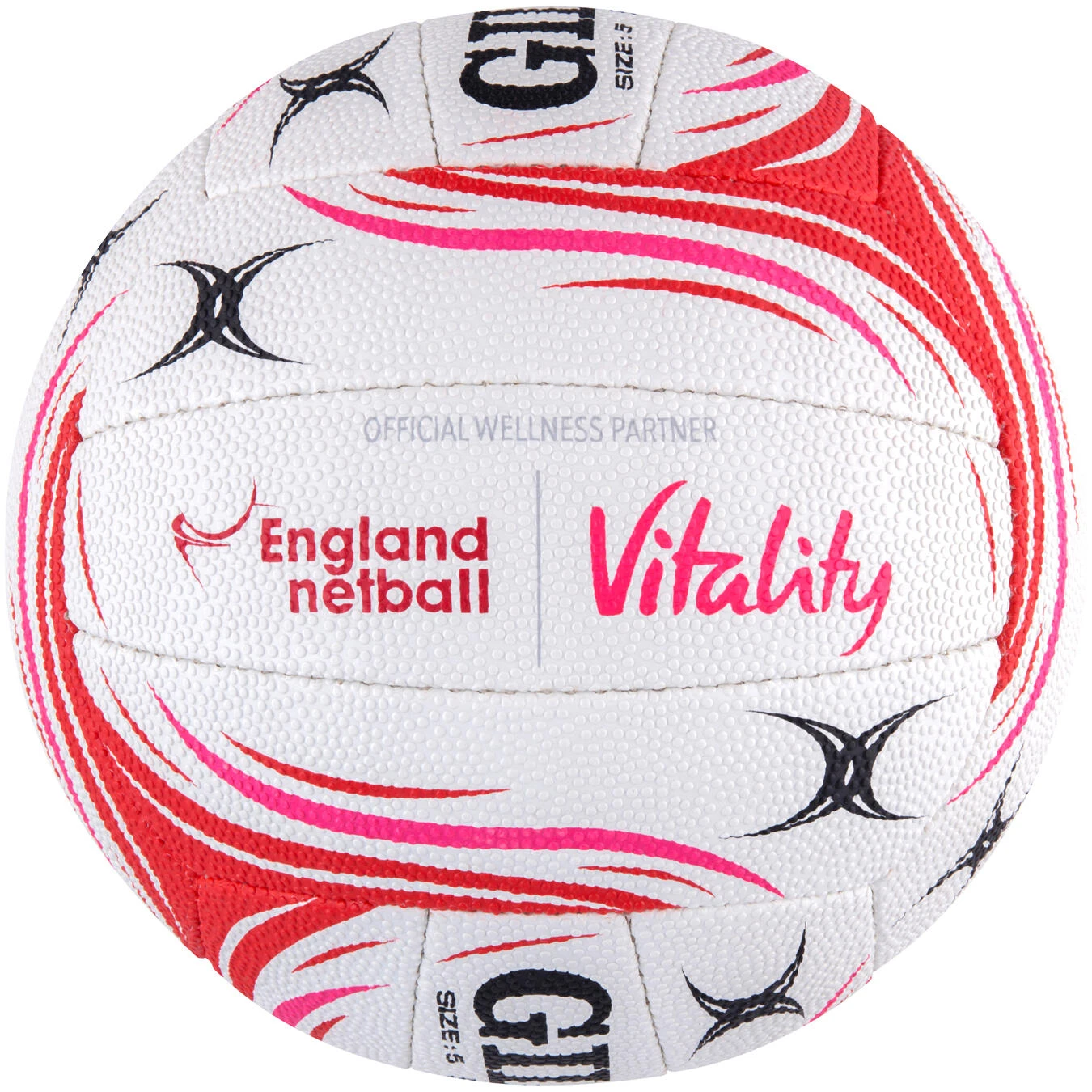 Gilbert Flash England Vitality Ball, White 3 Gilbert Flash England Vitality Ball, White