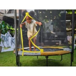 Plum 4.5ft Junior Jungle Trampoline And Enclosure With Sound -Sports Shop k1a83d6c185102d1398e6f67fea9115f6