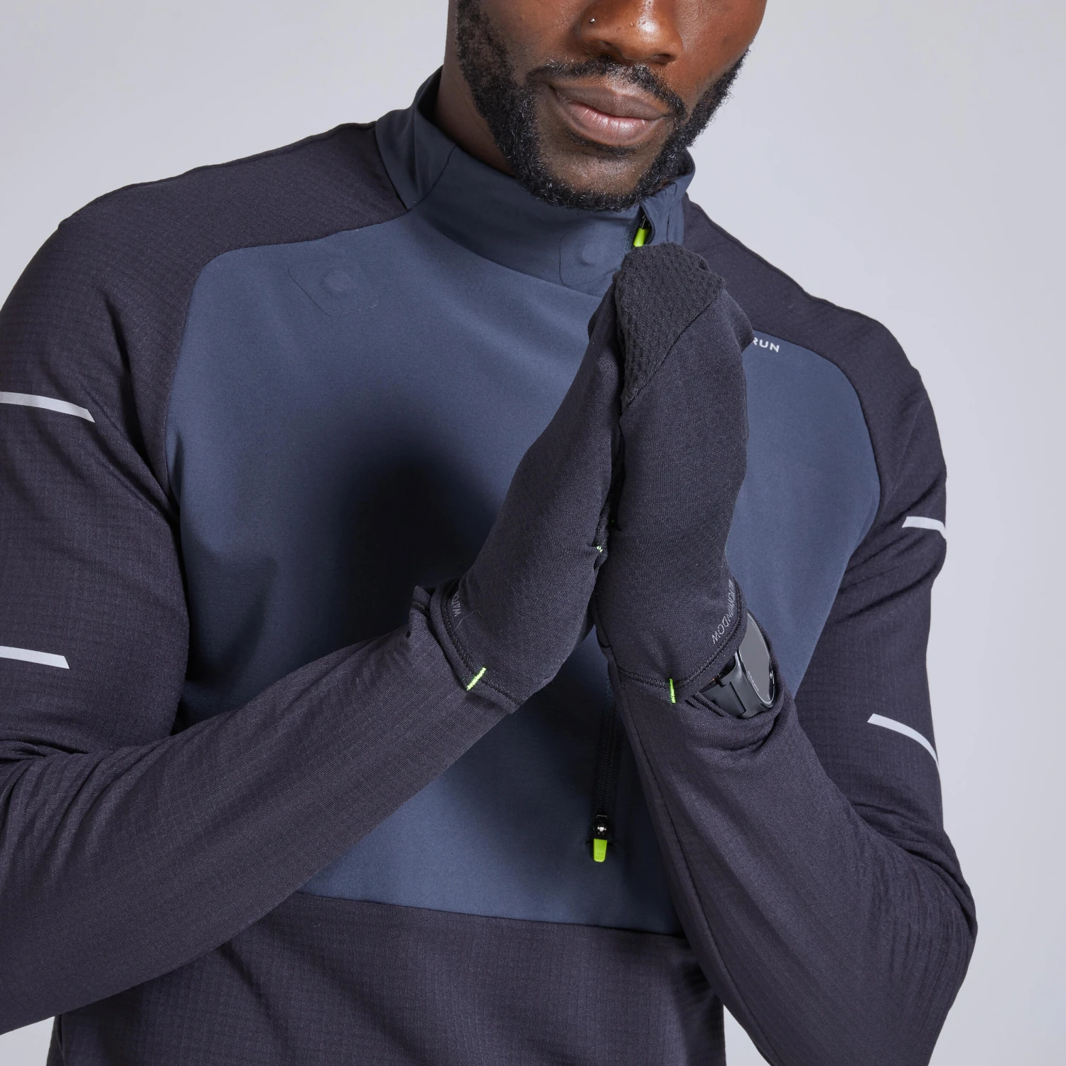 KIPRUN WARM REGUL MEN'S LONG-SLEEVED WINTER RUNNING T 7 KIPRUN WARM REGUL MEN'S LONG-SLEEVED WINTER RUNNING T - Image 5