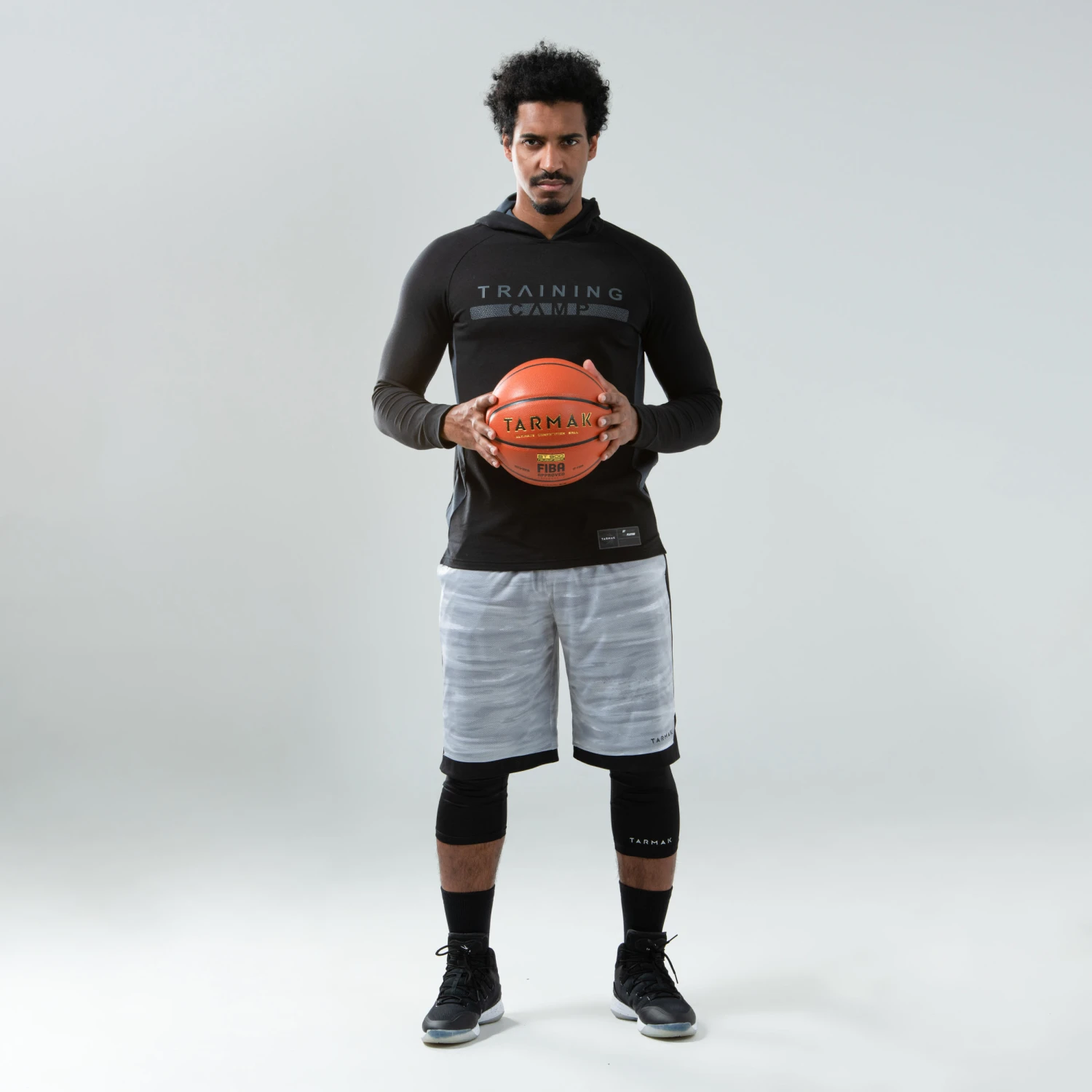 Long-Sleeved Hooded Basketball T-Shirt TS500LS 13 Long-Sleeved Hooded Basketball T-Shirt TS500LS - Image 11