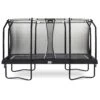 13ft X 8ft Salta Black Rectangular Premium Trampoline
