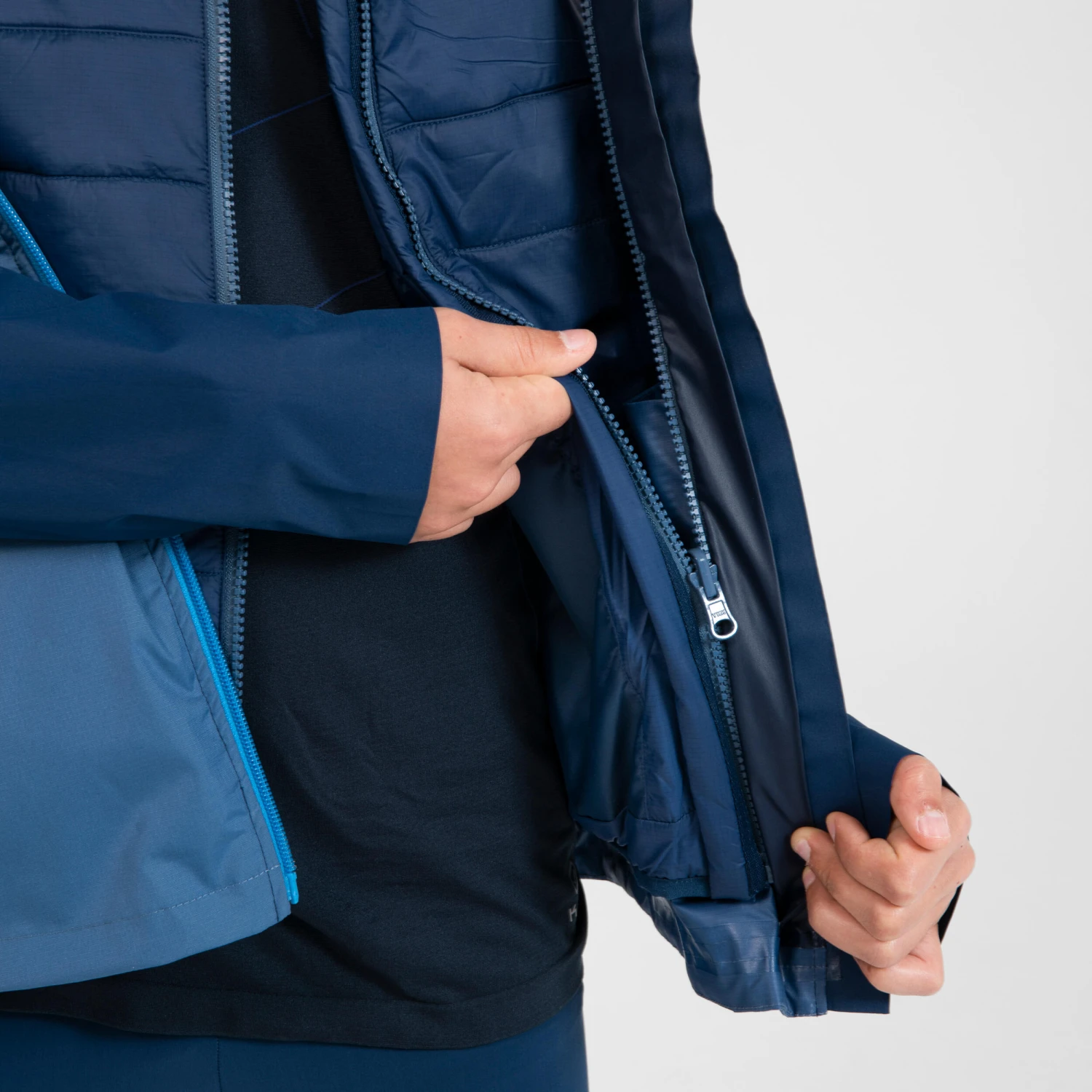 KIDS' WATERPROOF RUNNING JACKET WITH DETACHABLE LAYER - KIPRUN 3 IN 1 9 KIDS' WATERPROOF RUNNING JACKET WITH DETACHABLE LAYER - KIPRUN 3 IN 1 - Image 7