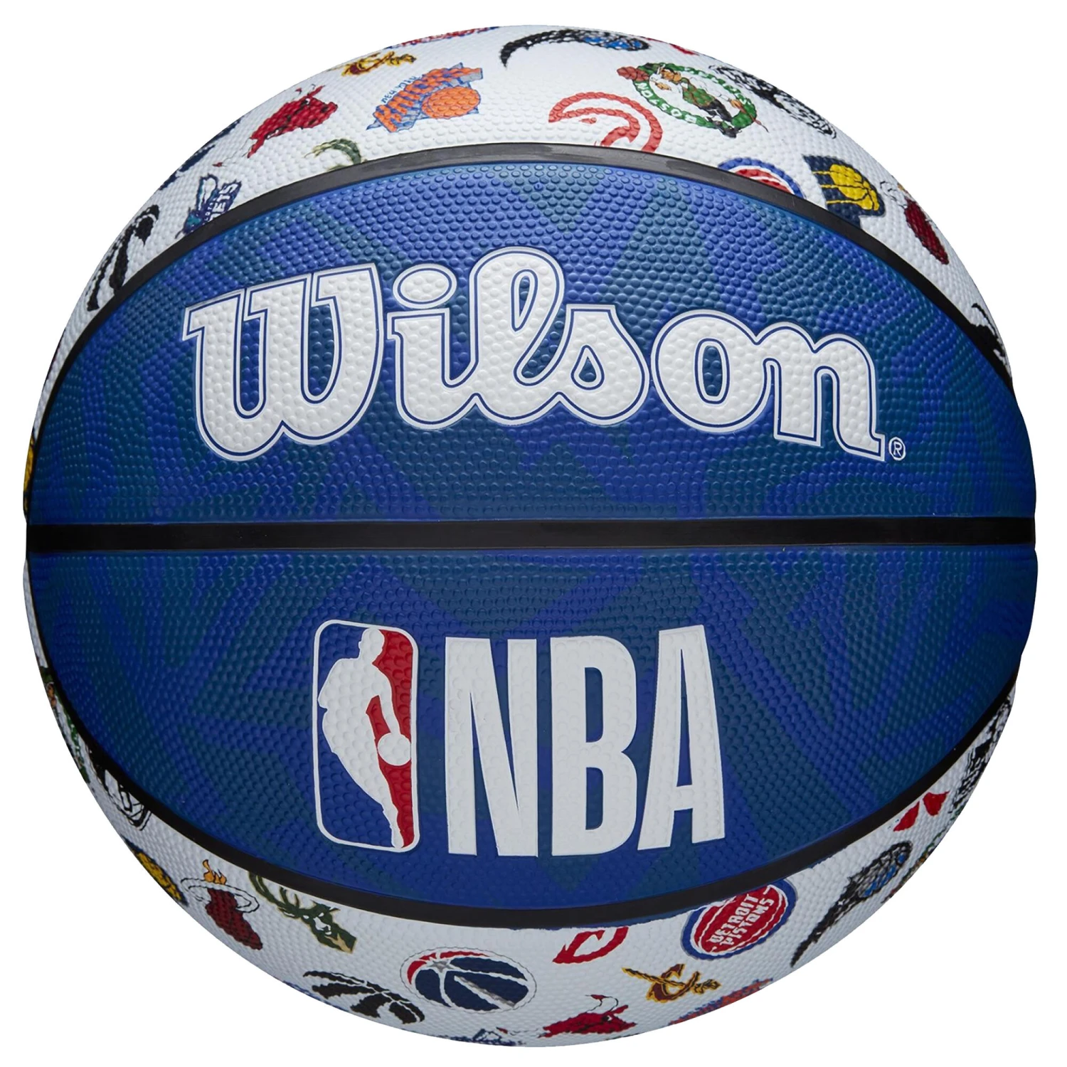 Basketball NBA Size 7 - Wilson Team Tribute S7 Blue/White 3 Basketball NBA Size 7 - Wilson Team Tribute S7 Blue/White