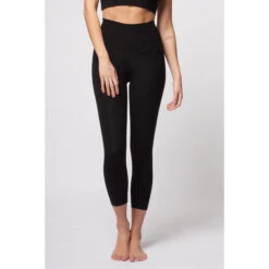 Extra Strong Compression Tummy Control Cropped Leggings Black