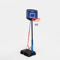 Kids' Adjustable (1.6m To 2.2m) Basketball Hoop On Stand K900 - Blue/Black -Sports Shop k30ab3d2907d263cdfa1a3963b7f7f0c1