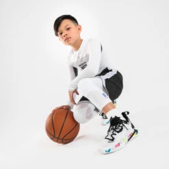 Kids' Basketball 3/4 Leggings 500 -Sports Shop k3123ce91c5dba5d452eeead30b00c5c2