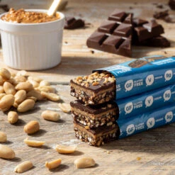 Plant Protein Bars - Choc Peanut Triple Decker - V, GF, DF (12 X 40g) -Sports Shop k3152b2b4e9e1913826670e1b46ddfea1