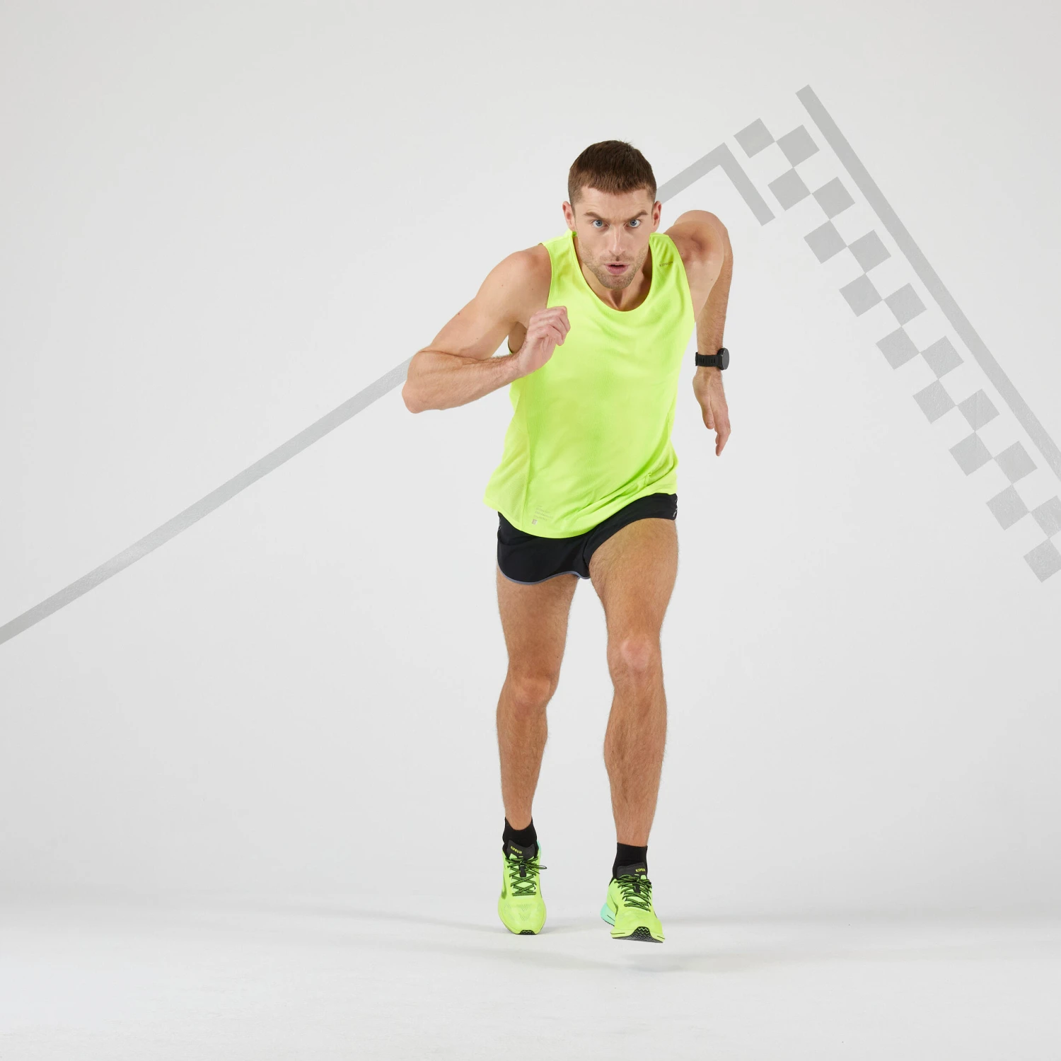 KIPRUN SPLIT MEN'S RUNNING SHORTS 12 KIPRUN SPLIT MEN'S RUNNING SHORTS - Image 10