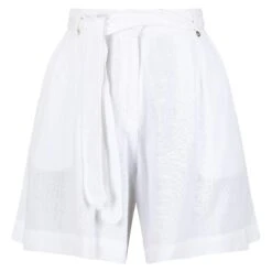 Regatta Womens/Ladies Sabela Paper Bag Shorts (Green Fields) -Sports Shop k3512b9e28f44a362eda74fdf37f37527