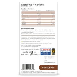 Healthspan Elite Energy Gel + Caffeine Espresson Flavour 24 Sachets -Sports Shop k3658fccc23d435aa507b2c4d7c8f5dcd