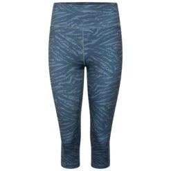 Dare 2b Womens/Ladies Influential Recycled Tiger Print 3/4 Leggings (Orion Grey)