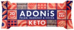Adonis Keto Nut Bar Pecan, Hazelnut And Cocoa 16x35g