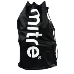 Mitre 12 Ball Football Bag (Black/White)