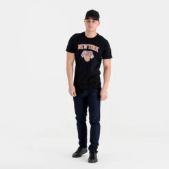NEW ERA Men's/Women's Short-Sleeved NBA T-Shirt - New York Knicks/Black