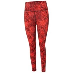 Dare 2b Womens/Ladies Influential Recycled Leggings (Red) -Sports Shop k3dc63184d5476a50db0fdcc19f9624af