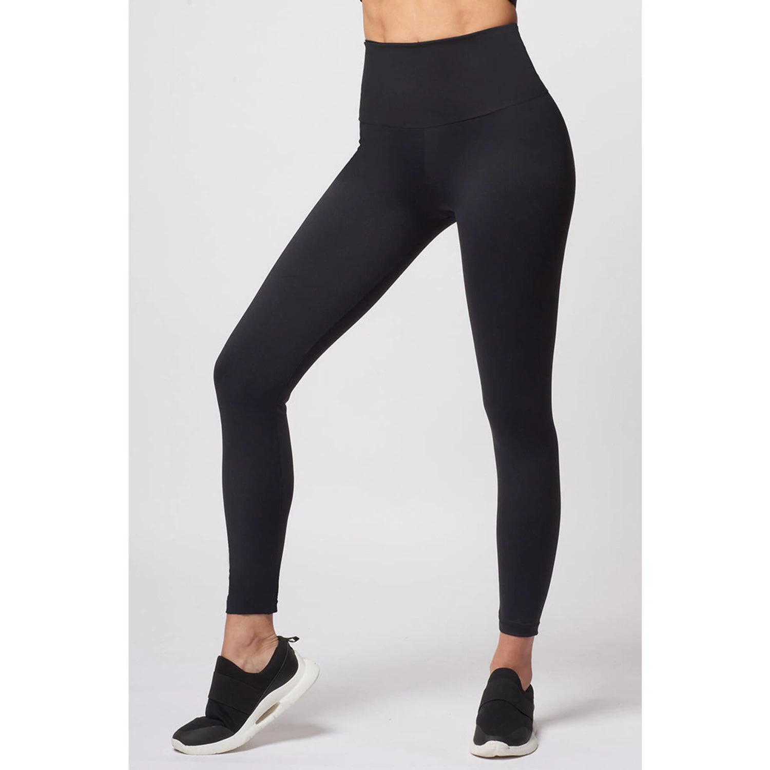 Extra Strong Compression Waisted Tummy Control Running/Sport Leggings Black 3 Extra Strong Compression Waisted Tummy Control Running/Sport Leggings Black