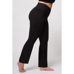 Extra Strong Compression Curve Bootcut With Tummy Control, Long Length, Black