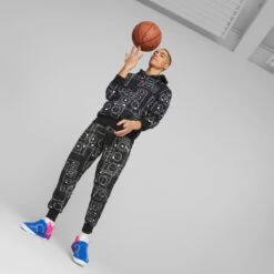 Puma Men's Basketball Shoes Rise Nitro - Blue/Pink -Sports Shop k455bf91b7a6b643afce676f98d586a1d