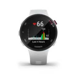 Garmin RUNNING HEART RATE MONITOR GPS WATCH FORERUNNER 45S - WHITE -Sports Shop k46a89d54e1c7b8efea0aa3359ca6e8f1