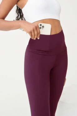 Extra Strong Compression Tummy Control Sport Running Leggings Burgundy -Sports Shop k4792d349671fd0ea371399e6619a4bd2