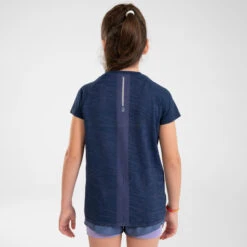 KIPRUN CARE Girls' Seamless Running T-shirt -Sports Shop k48acc7b6ce01f04285cceb60b82af602
