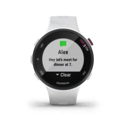 Garmin RUNNING HEART RATE MONITOR GPS WATCH FORERUNNER 45S - WHITE -Sports Shop k493b6cc3f4a8aa1464dade3bcfb6495f