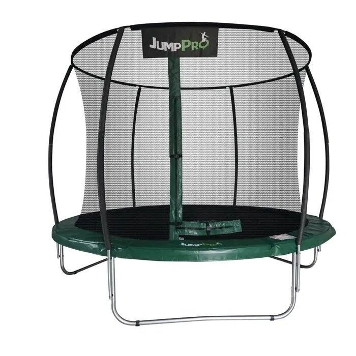 8ft JumpPRO™ Xcite Green Round Trampoline With Enclosure 3 8ft JumpPRO™ Xcite Green Round Trampoline With Enclosure