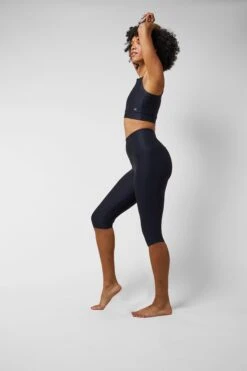 Extra Strong Compression Running Capri With Tummy Control Black -Sports Shop k50eb2949e785ed7c83764950a536f7ac
