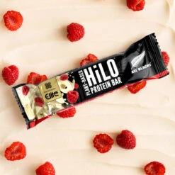 Healthspan Elite All Blacks Plant-Based Protein Bar White Chocolate & Raspberry -Sports Shop k51fdc9f837cd59e27f90bac75d911025