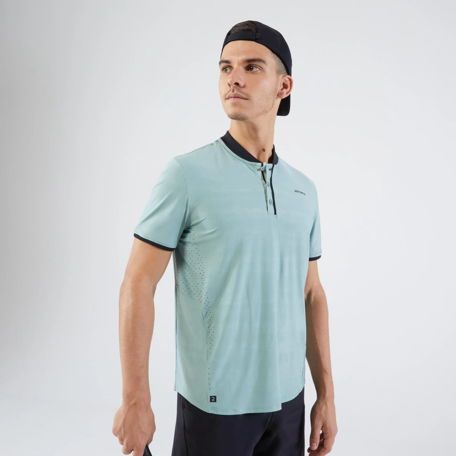 Artengo Men's Short-Sleeved Tennis T-Shirt DRY+ 2 Artengo Men's Short-Sleeved Tennis T-Shirt DRY+