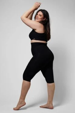Extra Strong Compression Capri With High Waisted Tummy Control Black 13 Extra Strong Compression Capri With High Waisted Tummy Control Black -Sports Shop k5764d510b6617ff21123dac36f854d4a