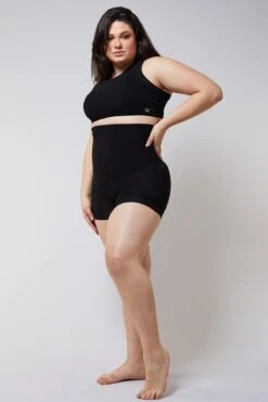 Extra Strong Compression Micron Shorts With High Waisted Tummy Control Black 8 Extra Strong Compression Micron Shorts With High Waisted Tummy Control Black -Sports Shop k5cbd0d651204477833ca0cf7ce848556