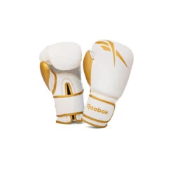 Reebok Small Gold & White Combat 12oz Boxing Gloves + Wraps Set -Sports Shop k5d05577dfec02d5e5e11f35d7b317364