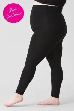 Extra Strong Compression Apple Shape High Waisted Leggings, Short Length, Black -Sports Shop k5eb8b9914327237af2950dbfe11b0228