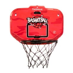 Wall-Mounted Transportable Basketball Hoop Set K900 - Red/Black