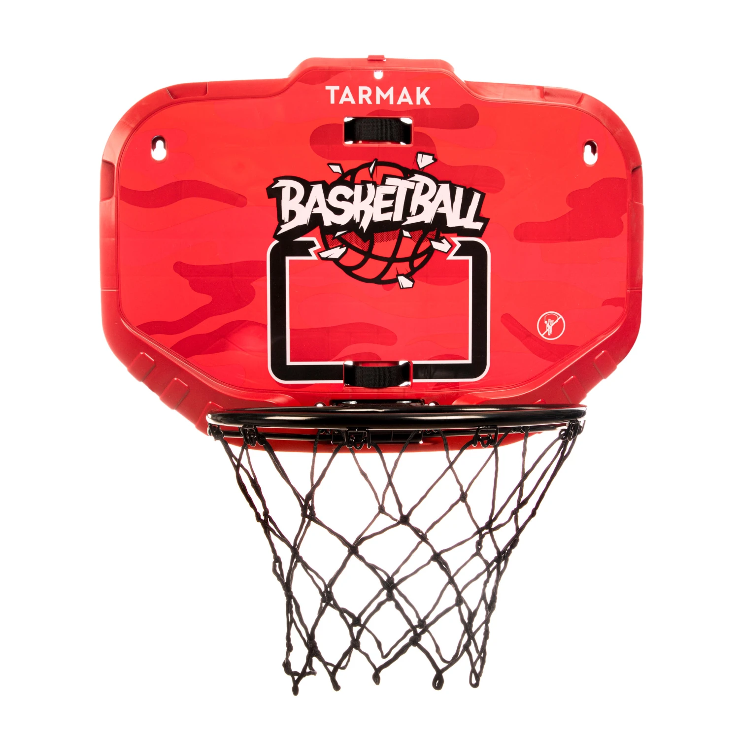 Wall-Mounted Transportable Basketball Hoop Set K900 - Red/Black 3 Wall-Mounted Transportable Basketball Hoop Set K900 - Red/Black