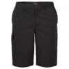 Craghoppers Mens Expert Kiwi Long Length Cargo Shorts (Black)