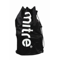 Mitre Nylon Football Bag (Black/White)