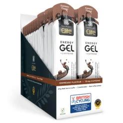 Healthspan Elite Energy Gel + Caffeine Espresson Flavour 24 Sachets