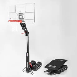 Adjustable (2.10m To 3.05m) Folding Basketball Hoop On Wheels B900 Box NBA